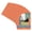 Carnelian Orange, variant on Light Orange Picture Frame Mat for 16x20 Frames - Oval Opening for 12x18 Photos - 1 Mat