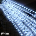 thumbnail image 2 of ZOELNIC 30CM 8 Tubes 192 LED Meteor Shower Rain Lights Waterproof Falling String Lights for Wedding Party Christmas New Year Decoration Cool White, 2 of 5
