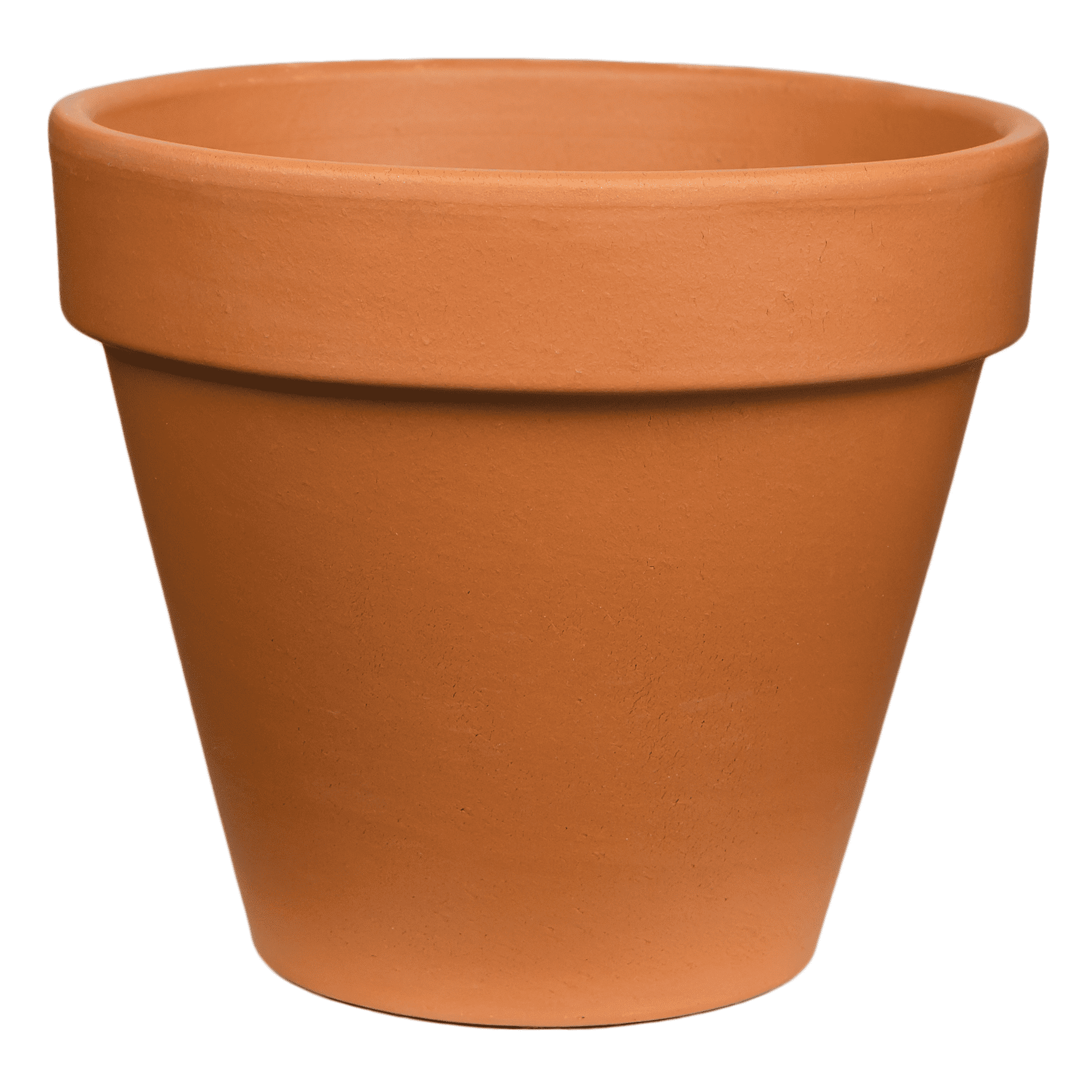 Trendy Hand-painted olive green 4.7 terracotta pot