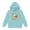 Sky Blue, variant on Mercatoo Sporty Casual and Loose Children's Top, Cute and Mischievous Style Halloween Printed Children's Hooded Sweatshirt