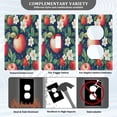 thumbnail image 3 of Yayeee Duplex Wall Plate 1-Gang 4.5"x2.7" Home Receptacle Light Switch Decorative Outlet Cover, Blue Apple Pattern, 3 of 7