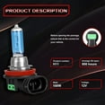 thumbnail image 5 of For Chevy Impala 2006-2013 H9/H11 High Beam H11 Low Beam Halogen Light Bulb Combo Pack of 4, 5 of 12