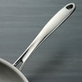 thumbnail image 4 of Tri-Ply Clad 12 in Stainless Steel Fry Pan, 4 of 9