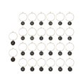 thumbnail image 5 of 26Pcs Glass Drink Markers Tags Black, 5 of 9