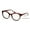 Tortoise, variant on Women Round Progressive Clear Bifocal Reading glasses - No Line or Bubble - Zero Power on Top Reader +1.00
