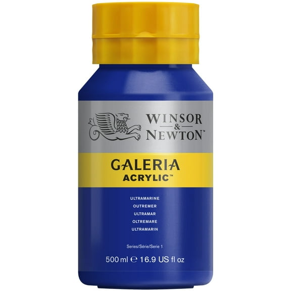 Winsor & Newton Galeria Acrylic, 500ml Squeeze Bottle, Ultramarine