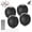 Black, variant on Salange Air Tracker Tag-4 Pack,[MFi Certified] Smart Pet Bluetooth Tracker for Apple Find My, IP68 Waterproof,Replaceable Battery, Key Finder and Item Locator for Keys, Bags, Pets, Wallet (iOS Only)
