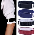 thumbnail image 2 of Adjustable Elastic Non Slip Shirt Belt Cufflinks Sleeves Holder Arm Garter Band, 2 of 9