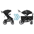 thumbnail image 3 of Evenflo Transformer Stoller Wagon Travel System w/LiteMax NXT Infant Car Seat (Seat 0-2 Years, Wagon 0-6 Years), 3 of 13