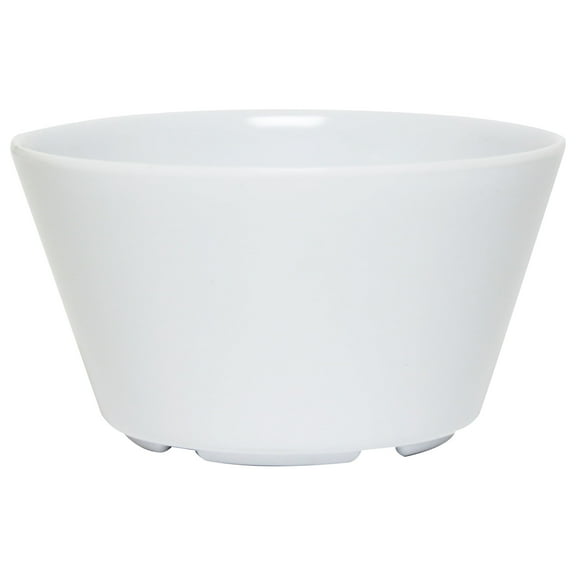 Excellante Nustone White Melamine Dinnerware Collection 3.875 Inch - 8 Oz Bouillon Cup, Comes in Dozen