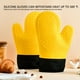 thumbnail image 4 of Guantes De Horno, De Silicona, Cómodos De Usar, Resistentes Al Agua, Antideslizantes, 2 Guantes De Cocina Para Cocinar Panadería, 4 of 7