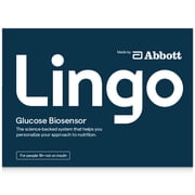 (2 pack) Lingo Continuous Glucose Monitor (CGM) & App. Made by Abbott. Know the Impact of What You Eat. 1 Lingo Biosensor Lasts Up To .