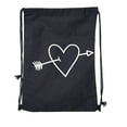thumbnail image 2 of Valentine's Day Bags, Cotton Drawstring Cinch Backpacks, Valentines Day Gift Bags, 2 of 2