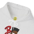 thumbnail image 3 of Black Bart Simpson Hoodie - Red, Vintage Cartoon Sweatshirt, 90s Nostalgia, 3 of 3
