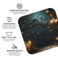 thumbnail image 3 of Saiise Magical Library Butterfly Night Print 4 Pcs Leather Coasters for Drinks Coaster Sets Drink Table Cup Coasters for Living Room Kitchen Coffee Decor-Square, 3 of 6