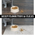 thumbnail image 4 of Dog Food Mats for Floors Super Absorbent, Pet Cat Food Mat - Non Slip Dog Bowl Mats for Food and Water, Eco-Friendly Boho Dog Placemats Feeding Mat, 4 of 6