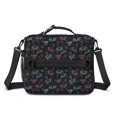 thumbnail image 2 of Game Controller Black Pattern Insulated Lunch Bag with Shoulder Strap and Bottle Holder,Bento School Lunch Bag Box,11x9.5x3.5 Inches, 2 of 4