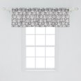thumbnail image 2 of Ambesonne Leaf Print Window Valance, Maple Tree Foliage Fall, 42" x 18", Pale Taupe Pearl, 2 of 3