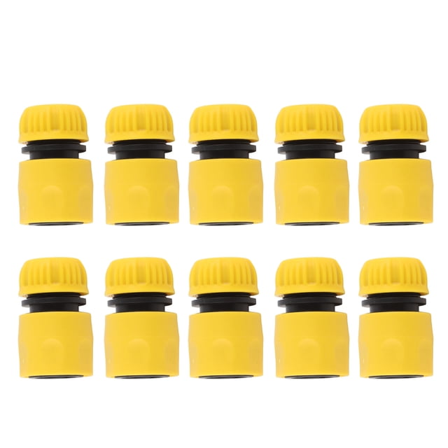 Acoplador De Jardín, 10 Pcs De Agua De Plástico Conectar Accesorios De Conexión Rápida Con Mangueras, Rociadores Y Lavadoras A Presión Para Mangueras De Jardín,