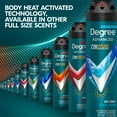 thumbnail image 5 of Degree Men Advanced 72H Cool Rush Antiperspirant Deodorant Dry Spray, Travel Size 1 oz, 5 of 7