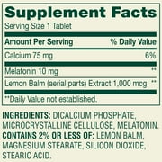 Spring Valley Extra Strength Melatonin Tablets Sleep Support Dietary Supplement, 10 mg, 120 Count
