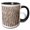 Black/White, variant on 3drose, Sand Patterns. Cape May National Seashore., 11oz Magic Transforming Mug
