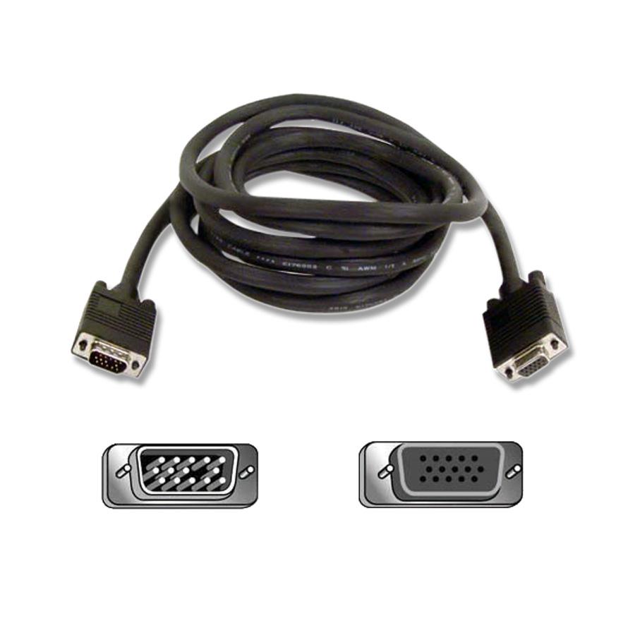 VGA SVGA 5FT Monitor/Projector Extension Cable - Full HD 1080P/1080i (Refurbished)