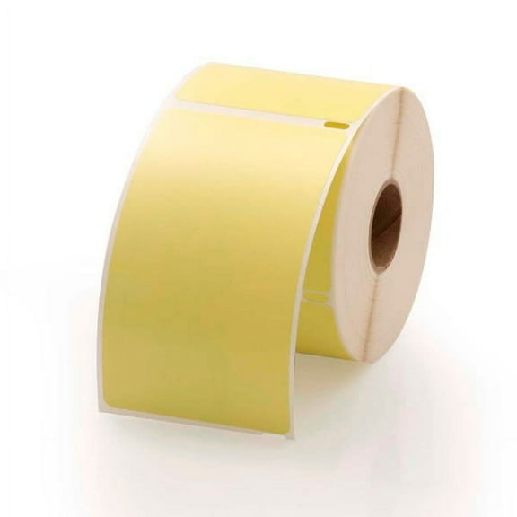 Yellow Name Badge School Check In Labels