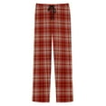 thumbnail image 7 of Xcmzpl Pajamas for Men Lounge Plaid Pjs Bottoms Drawstring Elastic Waist Baggy Sleep Pants Soft Comzy Cottom Loungewear with Pocket, 7 of 7