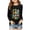 Black, variant on Girls' Tops Kids Unisex Number Print Long Sleeve Pullover Sweater Casual Girls Clothes Black 3-4 Years