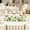 White, variant on Vintage Christmas Decor New Artificial Simulation Peony Table Candelabra Flower Wedding Party Table Centerpieces Fascia Pinks