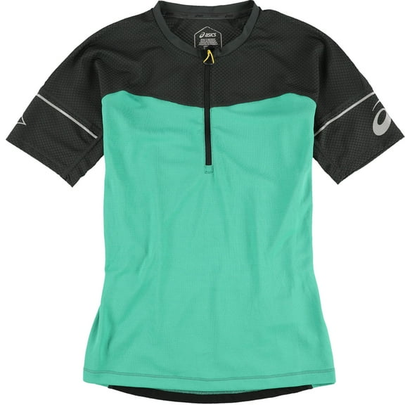 ASICS Womens Fujitrail Basic T-Shirt, Green, Small