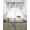 Sage Green, variant on Red Eucalyptus Leaves Swag Curtains for Living Room/Bedroom Windows, Summer Botanical Weeping Wooden Kitchen Curtains and Valances Set 36 Inch Length, Light Filtering Swags Valance Curtain Panels