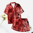 thumbnail image 4 of asddcavvf Ensembles de Pyjama pour Femmes, Ensemble de Pyjama 2 Pcs pour Halloween, 4 of 4