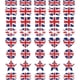 thumbnail image 3 of 40 piezas bandera tatuaje temporal banderas nacionales tatuaje pegatinas banderas impermeables tatuaje temporal 8 estilos, 3 of 8