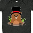 thumbnail image 4 of Inktastic Groundhog Day with Groundhog in Top Hat Boys or Girls Baby Bodysuit, 4 of 5