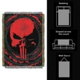 thumbnail image 5 of Northwest Marvel's Punisher, 'Center Target' Woven Tapestry Throw Blanket 48" x 60", 5 of 5