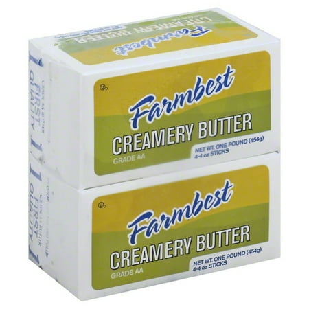 Farmbest Salted Elgin Butter 1 lb Unit (4 - 1/4 lb Sticks)