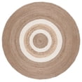 thumbnail image 2 of Safavieh Natural Fiber Daniel Bordered Area Rug, Natural/Gray, 5' x 5' Round, 2 of 7