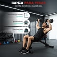 thumbnail image 2 of Banco para Pesas Plegable X-Rush Indra con Respaldo Ajustable 8 Posiciones y Soporte 250 kg, 2 of 7