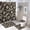 style-461, variant on 4 Piece Bathroom Shower Curtain Sets Bath Mat U-Shaped Floor Mat Toilet Lid Oval Rug Brown And Beige Checkered Pattern Waterproof Shower Curtain Buffalo Plaid for Bathtub Decor