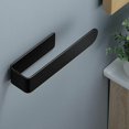 thumbnail image 2 of Anillo de toalla de baño Estilo europeo Anillo de toalla abierto Montado en la pared Autoadhesivo Sin perforación, SUS 304 Acero inoxidable Negro 20cm esquí esquí Gafas de esquí, 2 of 5