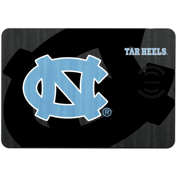Keyscaper North Carolina Tar Heels 15W Fast Wireless Charger and Mouse Pad
