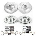 thumbnail image 3 of PowerStop Front and Rear Z26 Street Warrior Carbon-Fiber Ceramic Brake Pad and Drilled and Slotted Rotor Kit Fits: VOLKSWAGEN Select Models K5745-26, 3 of 9