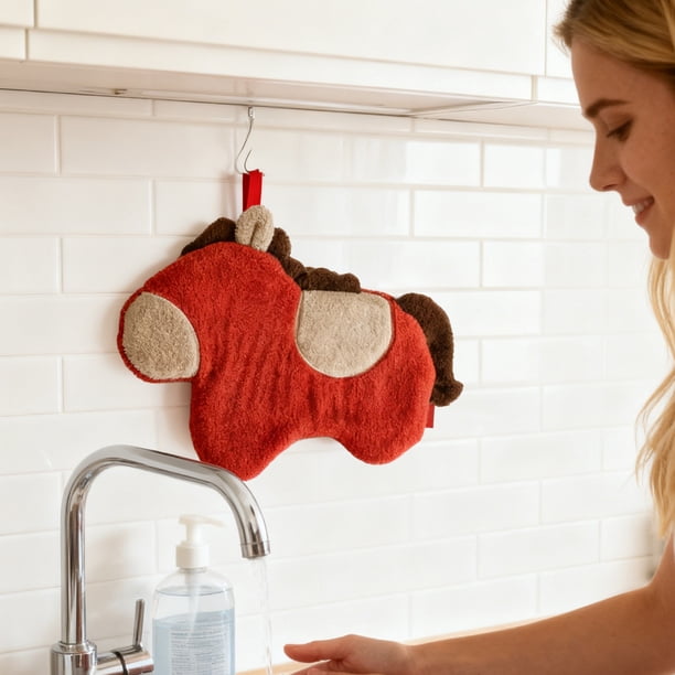 Accesorios de baño: Toallas gruesas para cocina y baño. Toalla de mano de fibra de poliéster.