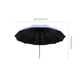 thumbnail image 3 of Paraguas plegable de 60 varillas para días soleados y lluviosos, totalmente automático, grande, de plástico negro reforzado, parasol y protección solar, plegable, de tela, para lluvia., 3 of 6