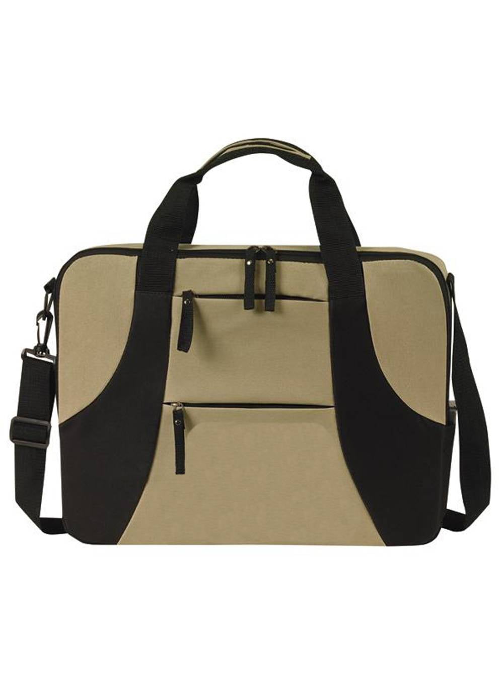 'Elite'' Portfolio Messenger Bag Khaki/Black