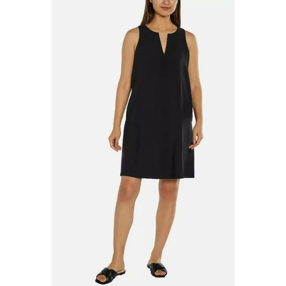 Banana Republic Ladies' Size XS (0) Satin Sleeveless Dress, Black