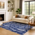 thumbnail image 7 of Addison Rugs Mayfield Premium Machine Washable Transitional Holiday Navy Rectangle Rug, 10' x 14', 7 of 7