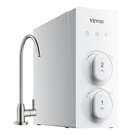 Reverse Osmosis System 400 GPD 8-stage Tankless Under Sink Water Filter System